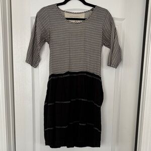 Ace & Jig Striped Black and White Dress